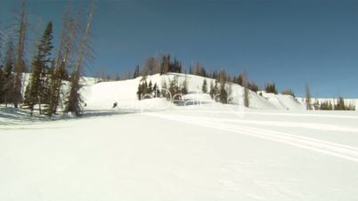 Snowmobile steep mountain HD GP 8