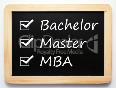Bachelor / Master / MBA - Career Concept