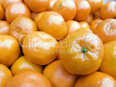 mandarine background close up