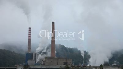 Industry Pollution in nature