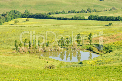 Toaskana Teich  - Tuscany pond 01