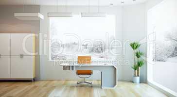 interior design of modern office