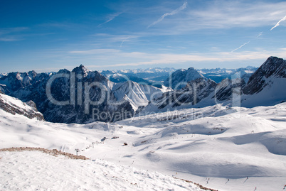 Winterlandscape in the Zugspitze, Germany