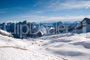 Winterlandscape in the Zugspitze, Germany
