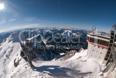 Weather Station in the Zugspitze, Germany