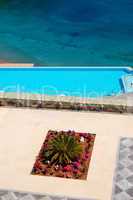 Recreaiton area of the luxury hotel, Crete, Greece