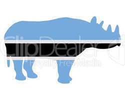 Botswana black rhino