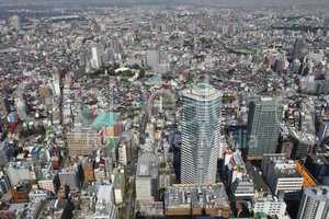 Tokyo bird's eye view