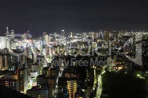 Kobe City at night