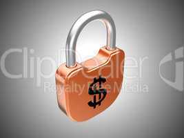Locked lock: US dollar security