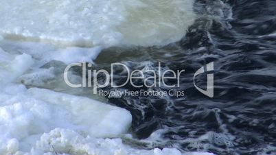 Water and floating ice