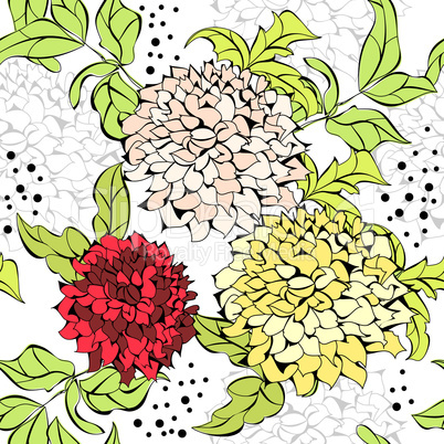 Summer seamless pattern