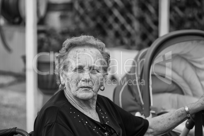 Grandmother and her Nephew, Italy