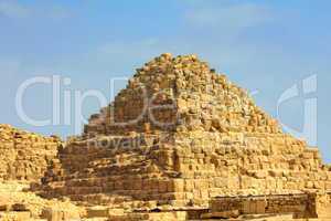 small egypt pyramid in Giza