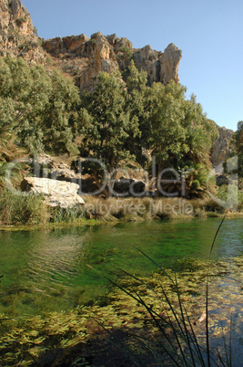 Preveli-Schlucht auf Kreta