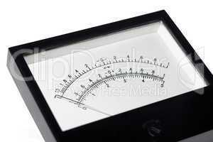 The image of the measuring device isolated, on a white backgroun