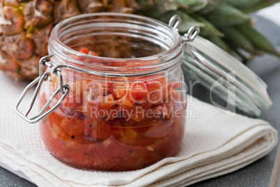 Ananas Chutney - Pineapple Chutney