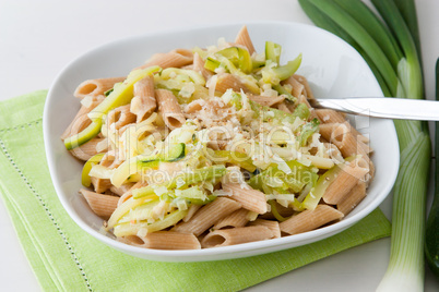 Pasta mit Zucchini - Pasta with Courgette