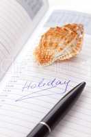 Holiday im Terminplaner / holiday in organizer