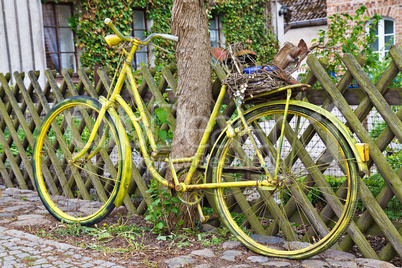 Gelbes Fahrrad