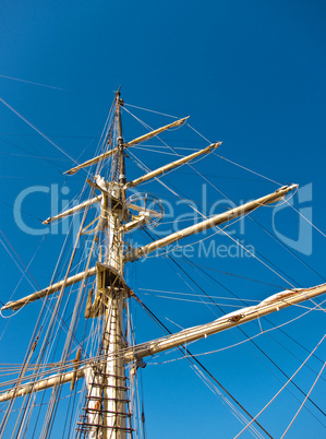 Mast eines Segelschiffes