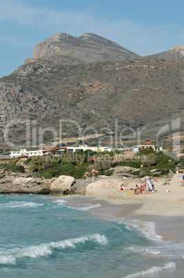 Falassarna-Strand auf Kreta