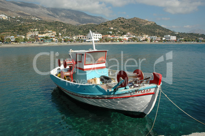 Fischerboot bei Plakias