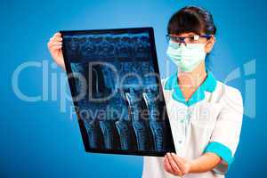 Doctor with xray