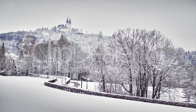 Church in Winter Landscape