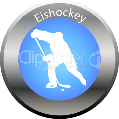 Eishockey Button