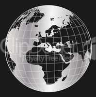 globus afrika-europa
