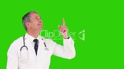 Fingerzeig eines Arztes