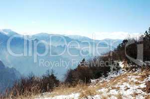 Landscape in the mountains