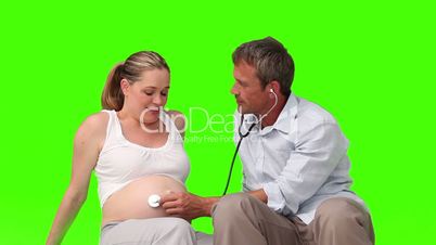 Schwangere beim Arzt