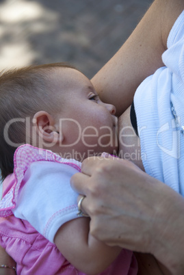 Newborn Baby Breastfeeding