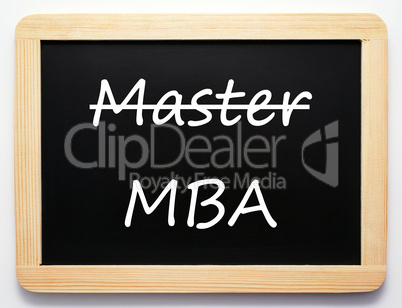 Master / MBA - Career Concept