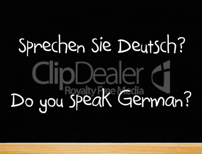 Sprechen Sie Deutsch? Do you speak German?