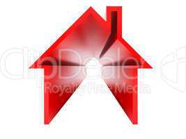 3d Red house