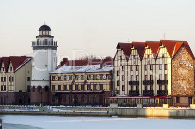 Ancient buildings in Kaliningrad