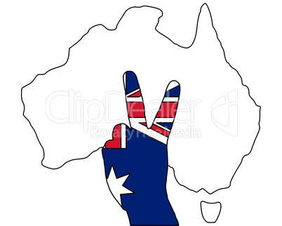 Australisches Handzeichen