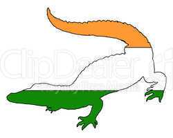 Krokodil Indien