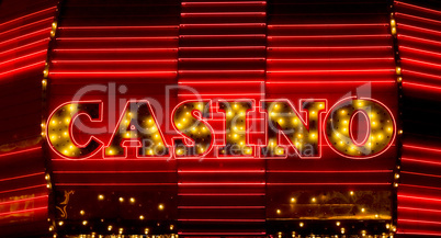 Casino neon sign, Las Vegas