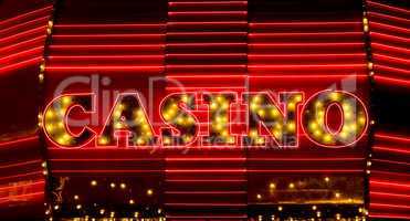 Casino neon sign, Las Vegas