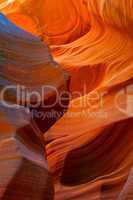 Abstact shapes of Antelope Canyon, Arizona, USA