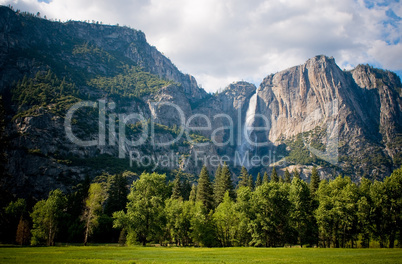 Yosemite waterfall, California, USA