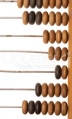 Old wooden abacus