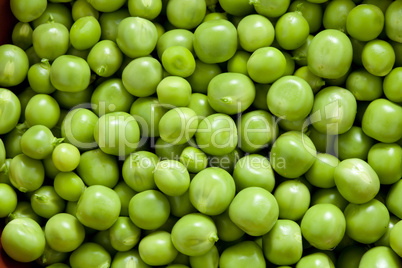 Shelling peas