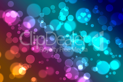 Bokeh with gradient background