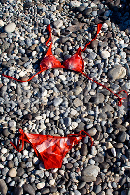 Bikini on the rocks