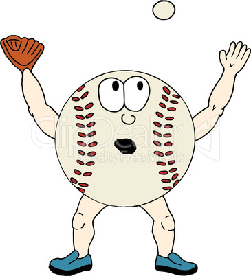 Vector illustration of american baseball